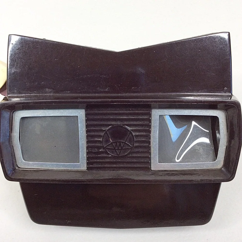 Vintage 1970s Sawyer's View-Master 3D Stereoscopic Viewer Brown